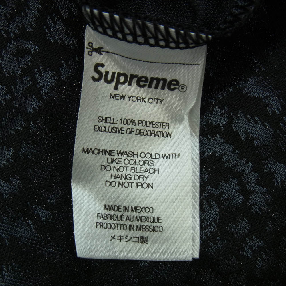 Supreme シュプリーム 23SS × Umbro アンブロ Jacquard Animal Print Soccer Jersey ジャガード アニマルプリント サッカー Ｔシャツ 半袖 ブラック系 M【中古】