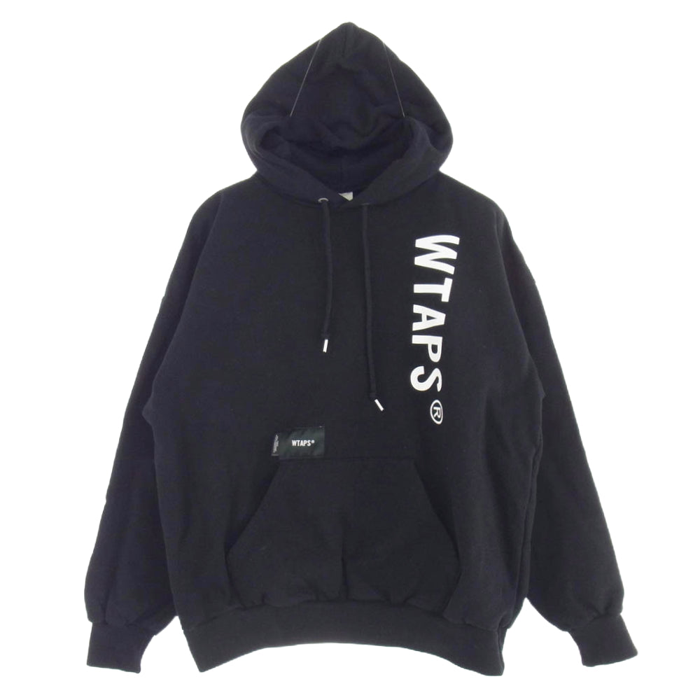 WTAPS ダブルタップス 23AW 232ATDT-HPM01S SIGN HOODY COTTON ブラック系 L【中古】