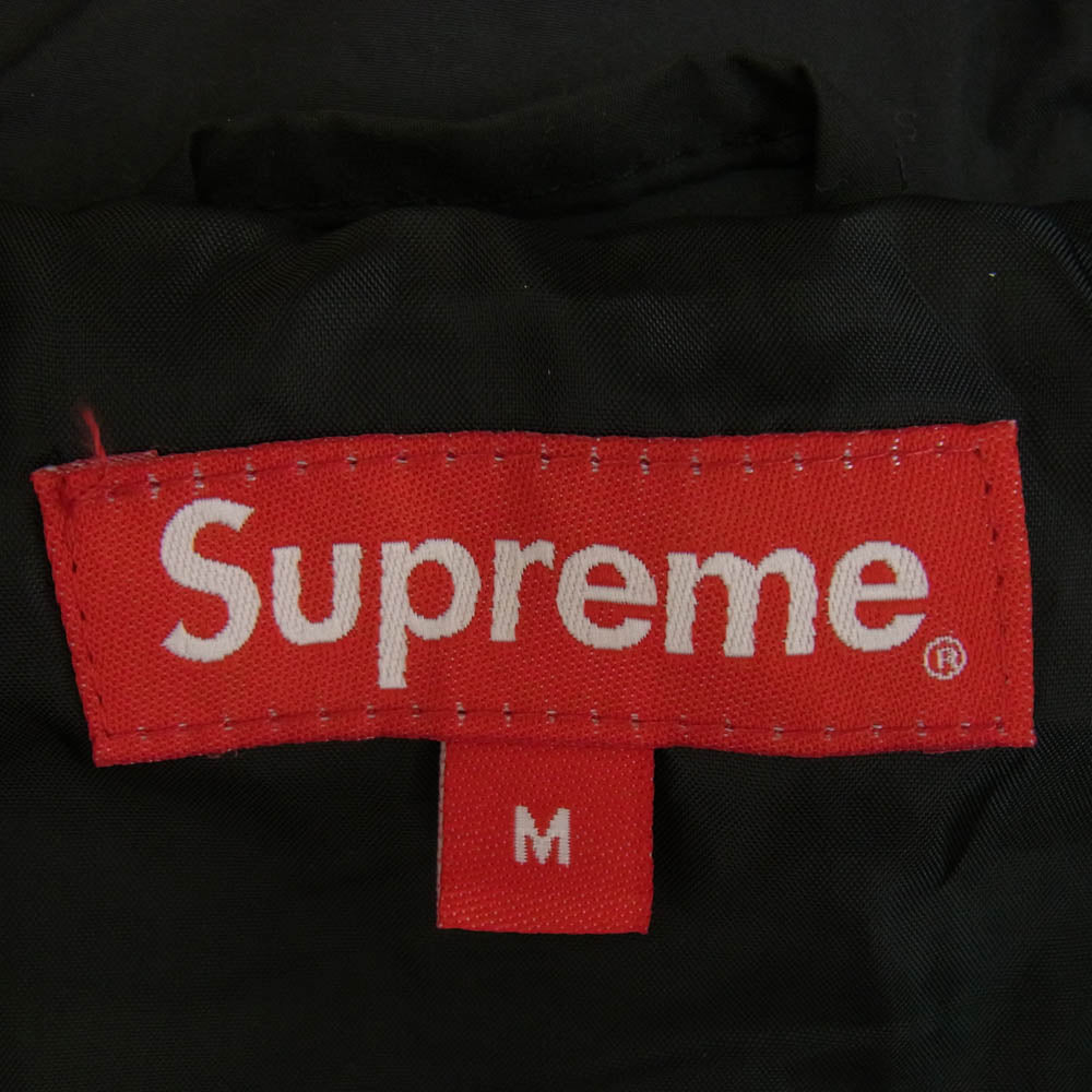 Supreme シュプリーム 23SS Lightweight Nylon Hooded Jacket バックロゴ ナイロン フーデッド ジャケット ブラック系 M【中古】