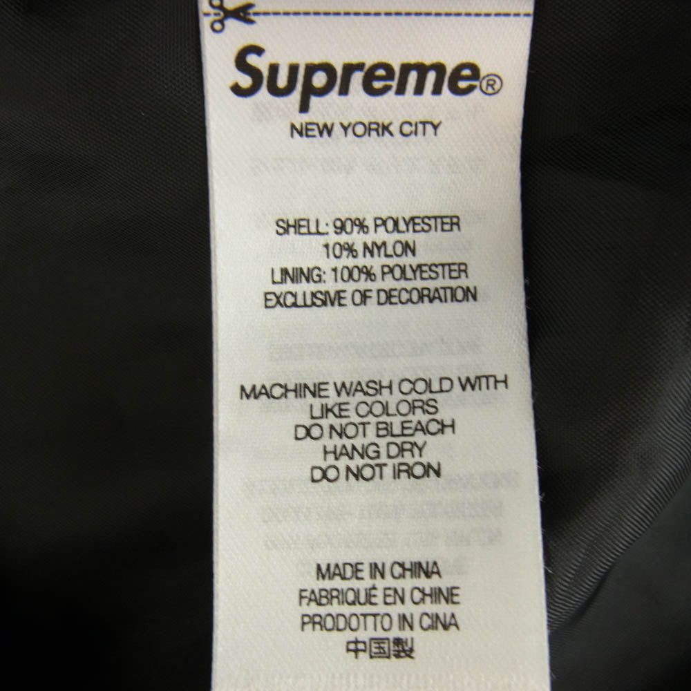 Supreme シュプリーム 23SS Lightweight Nylon Hooded Jacket バックロゴ ナイロン フーデッド ジャケット ブラック系 M【中古】