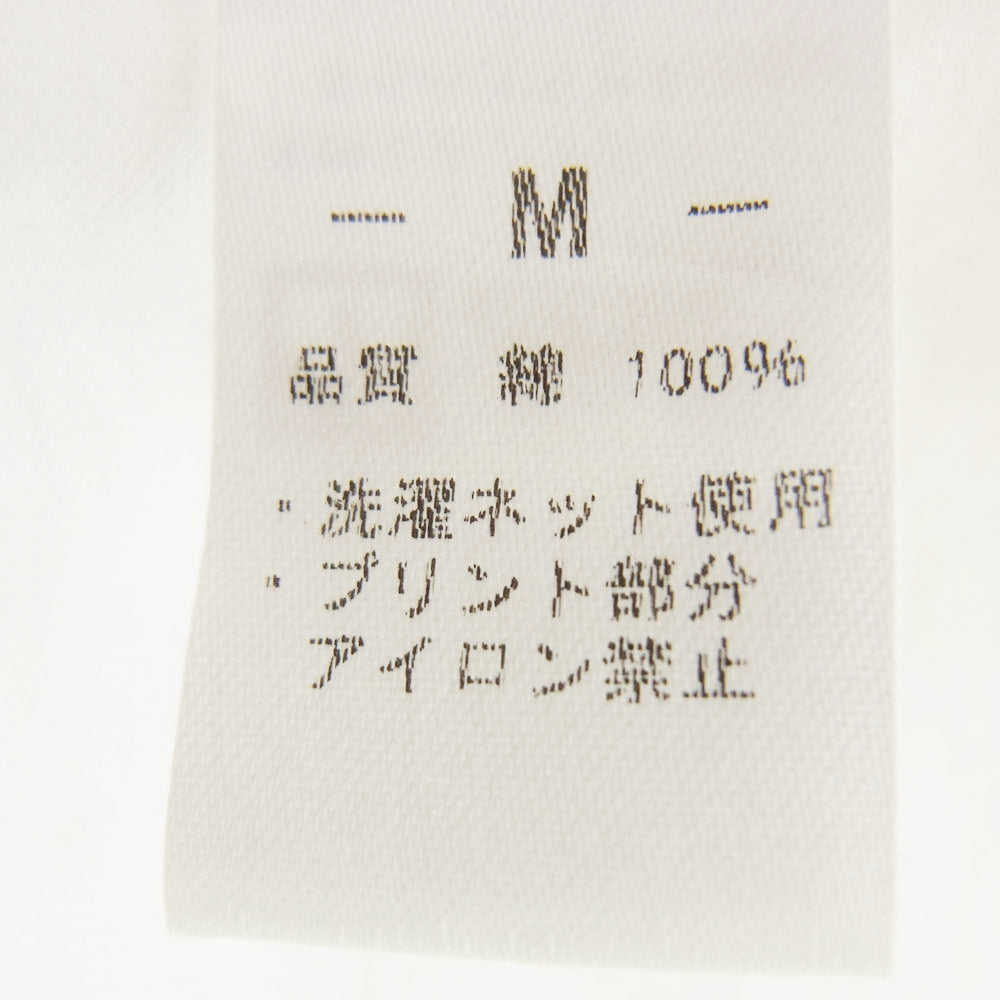 ビリダリ・デセルタ CAMEL SWITCH COME SEE THE PARADIS TEE 海を見る少女 オリジナル プリント 半袖 Tシャツ 操上和美 キャメル ヴィリダリデセルタ スイッチ オフホワイト系 M【中古】