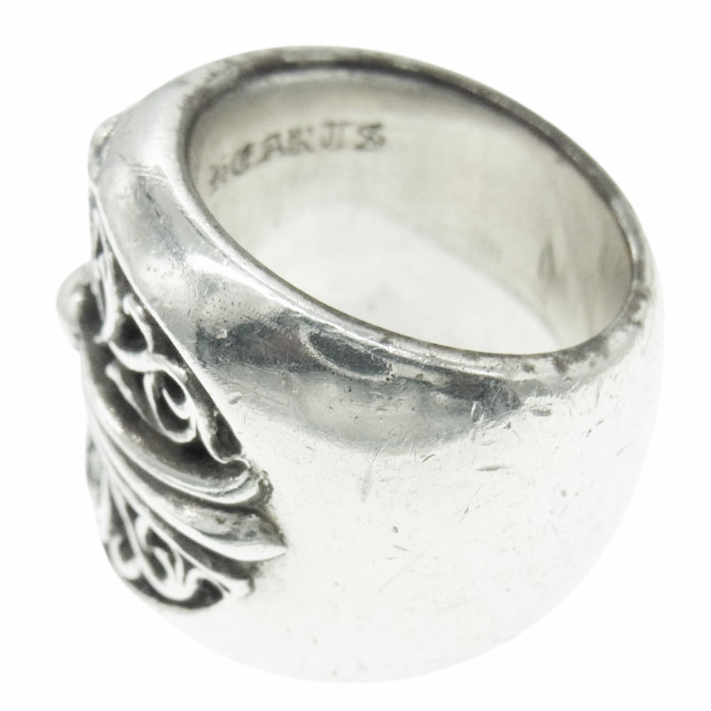 CHROME HEARTS クロムハーツ（原本無） CLASSIC OVAL クラシック オーバルクロス リング シルバー系 20号【中古】