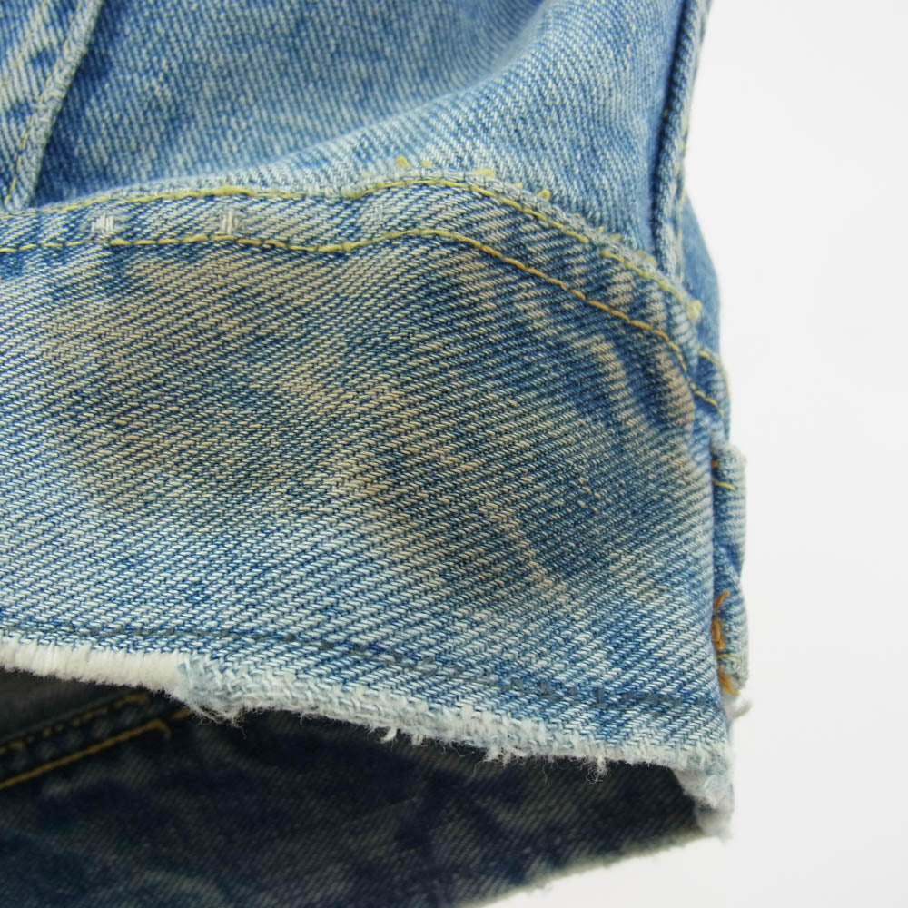 Lee リー 101-J 70's 後期 SANFORIZED Denim Jacket PATD-153438 MADE IN U.S.A サンフォライズ デニム ジャケット ライトブルー系【中古】