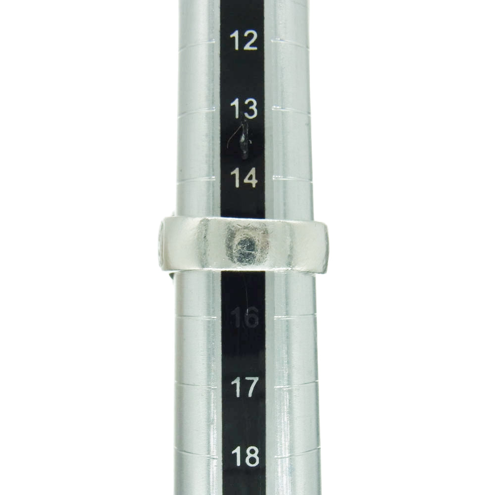 Dr.MONROE ドクターモンロー FC-215-SV カレッジ リング シルバー シルバー系 ブルー系 15号【中古】