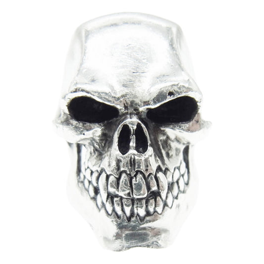 CRAZY PIG クレイジーピッグ PSYCHO KILLER SKULL RING サイコ キラー リング シルバー シルバー系 17号【中古】