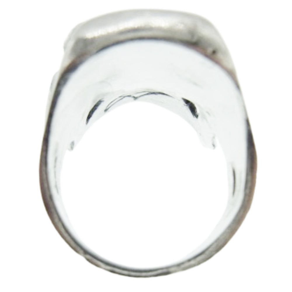 CRAZY PIG クレイジーピッグ PSYCHO KILLER SKULL RING サイコ キラー リング シルバー シルバー系 17号【中古】