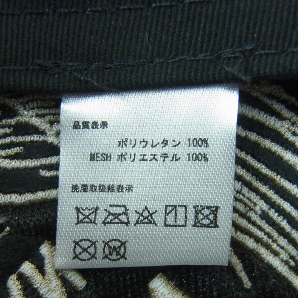 VANSON バンソン フライングワンスター フェイクレザー メッシュ キャップ ブラック系【中古】