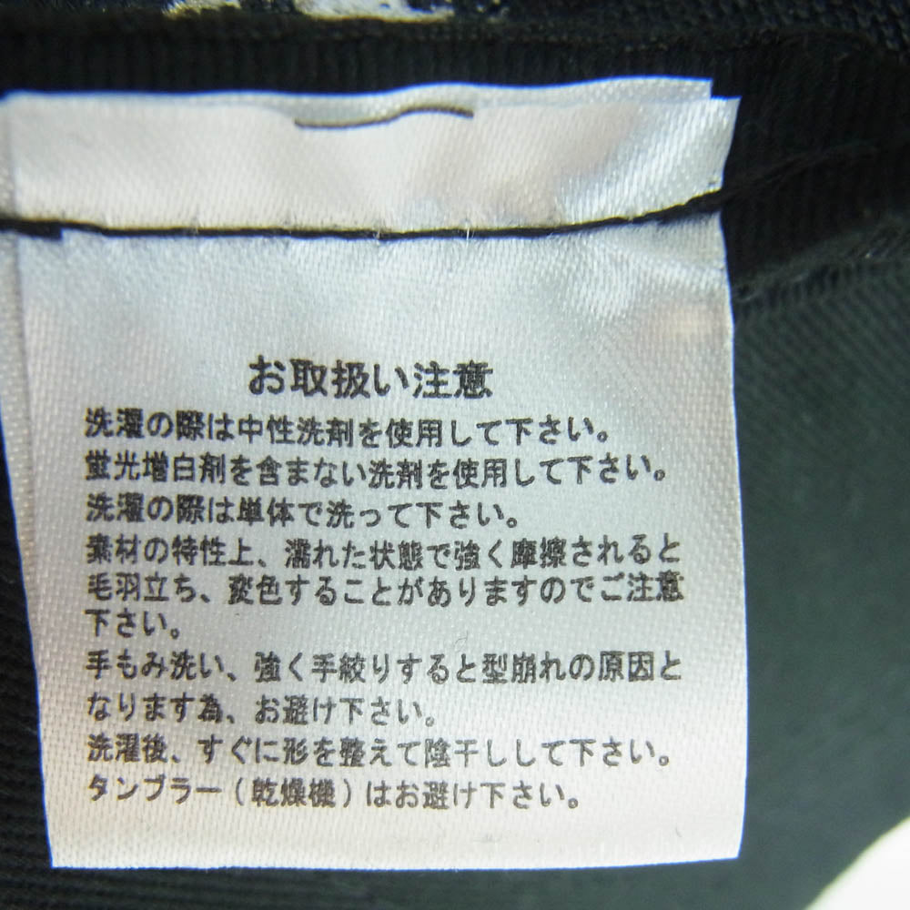 VANSON バンソン スカル 刺繍 メッシュ キャップ 帽子 中国製 ブラック系【中古】