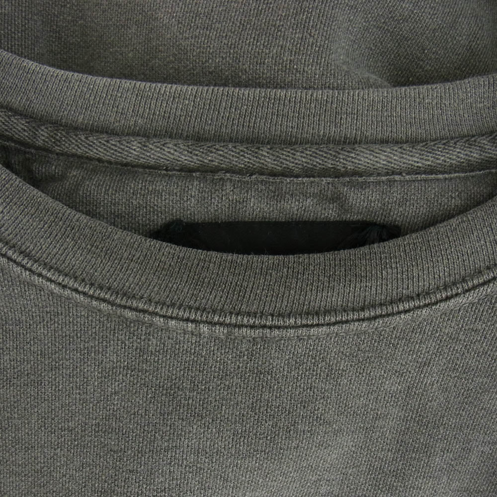 マイナス MTL-BCSTAMS BOOTLEG CREW SWEAT ブートレグ クルー スウェット ダークグレー系 2【極上美品】【中古】