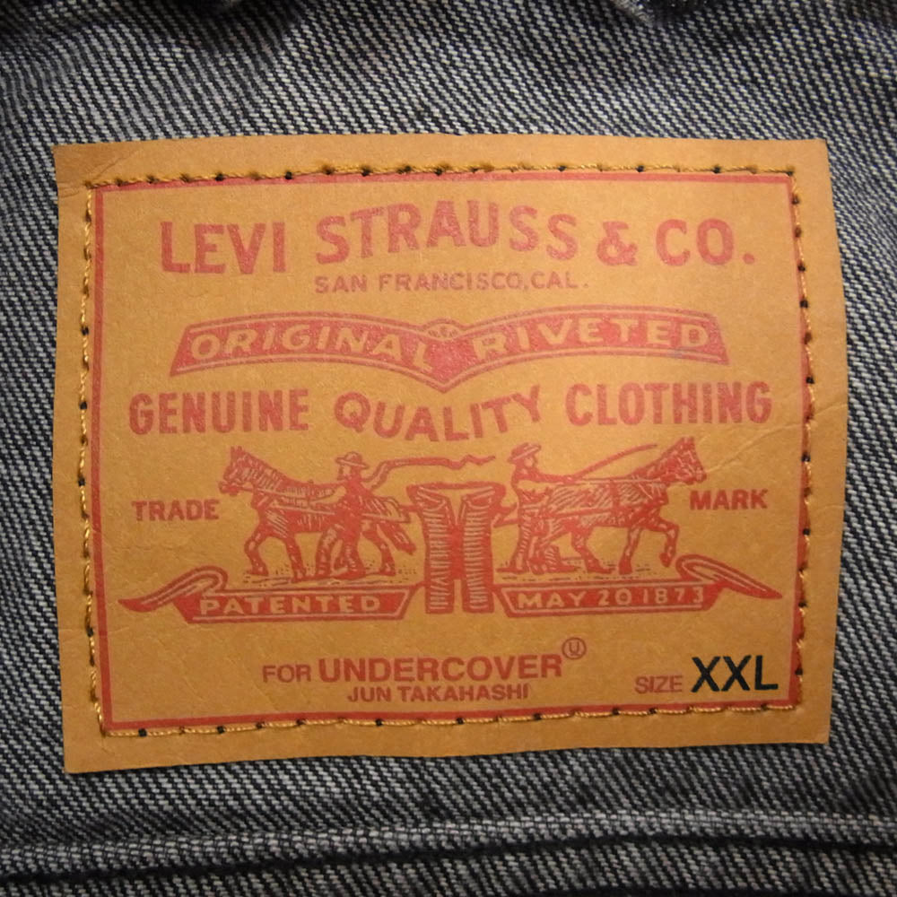 UNDERCOVER アンダーカバー 25SS 001YW0000 TYPE 3 Tracker Jacket トラッカー ジャケット ブラック系 日本サイズ3XL【新古品】【未使用】【中古】