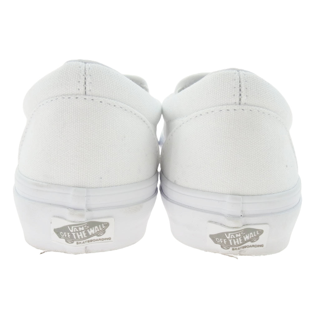 VANS バンズ 500714 CLASSIC SLIPON クラシック スリッポン ローカット スニーカー ホワイト系 26.5cm【中古】