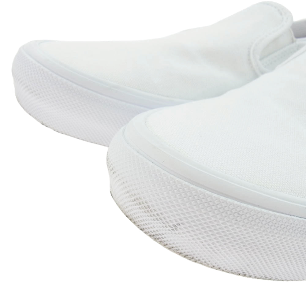 VANS バンズ 500714 CLASSIC SLIPON クラシック スリッポン ローカット スニーカー ホワイト系 26.5cm【中古】