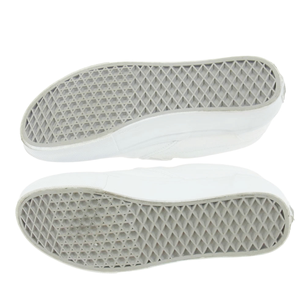 VANS バンズ 500714 CLASSIC SLIPON クラシック スリッポン ローカット スニーカー ホワイト系 26.5cm【中古】