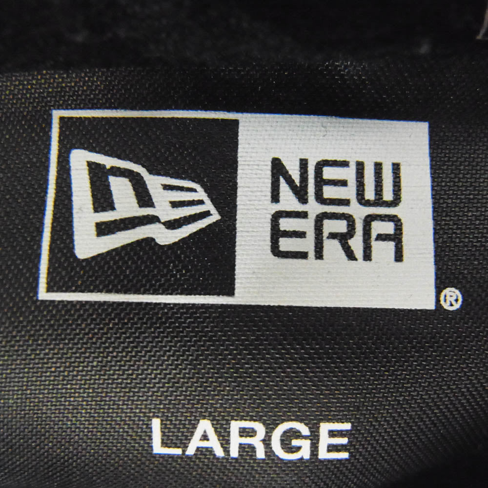 NEW ERA ニューエラ アームプリント プルオーバー パーカー フーディ ブラック系 L【中古】