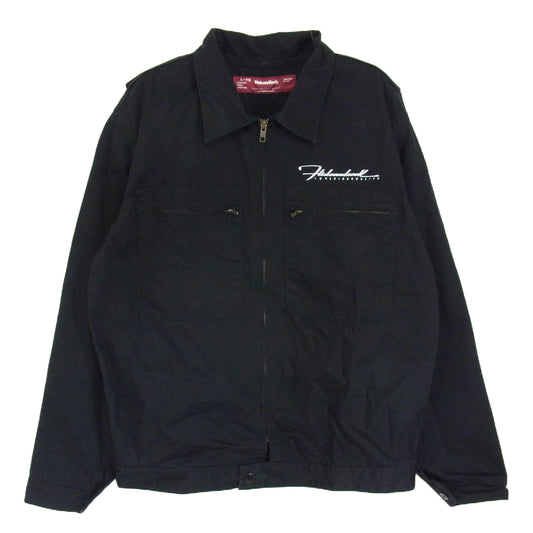 HideandSeek ハイドアンドシーク HJ-030111 ジップアップ シャツ ジャケット ブラック系 L【中古】