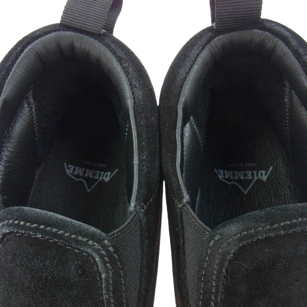 ディエッメ BALBI BASSO SUEDE スエード スリッポン シューズ ブラック系 39【中古】