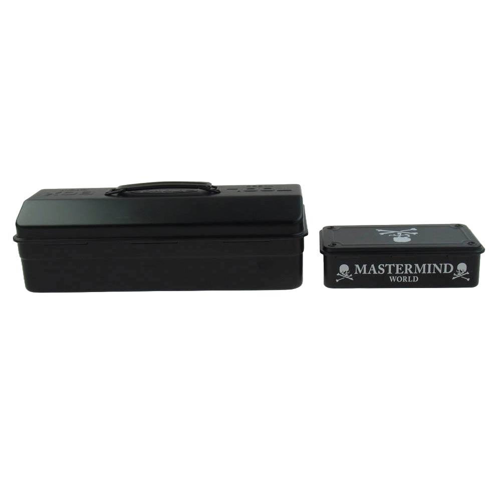 mastermind JAPAN マスターマインドジャパン × TOYO STEEL TOOL BOX スチール製 ツール ボックス ブラック系【新古品】【未使用】【中古】