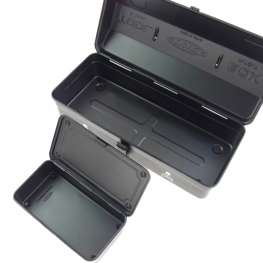 mastermind JAPAN マスターマインドジャパン × TOYO STEEL TOOL BOX スチール製 ツール ボックス ブラック系【新古品】【未使用】【中古】