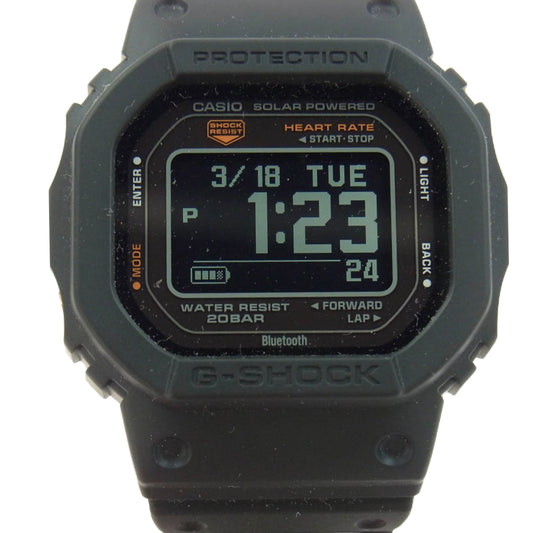CASIO G-SHOCK カシオ ジーショック DW-H5600-1JR G-SQUAD 5600 SERIES Gスクワッド ソーラー デジタル 腕時計 ブラック系【新古品】【未使用】【中古】