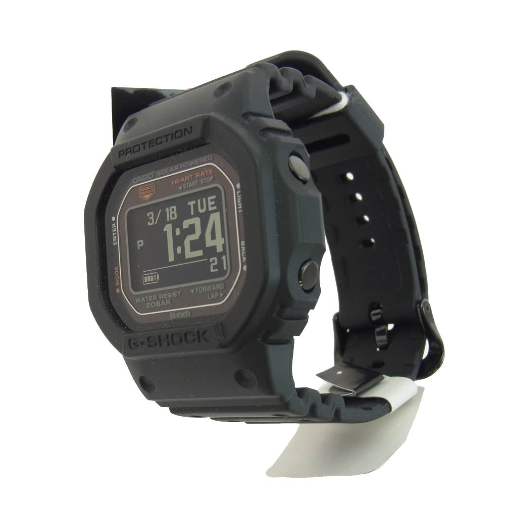 CASIO G-SHOCK カシオ ジーショック DW-H5600-1JR G-SQUAD 5600 SERIES Gスクワッド ソーラー デジタル 腕時計 ブラック系【新古品】【未使用】【中古】