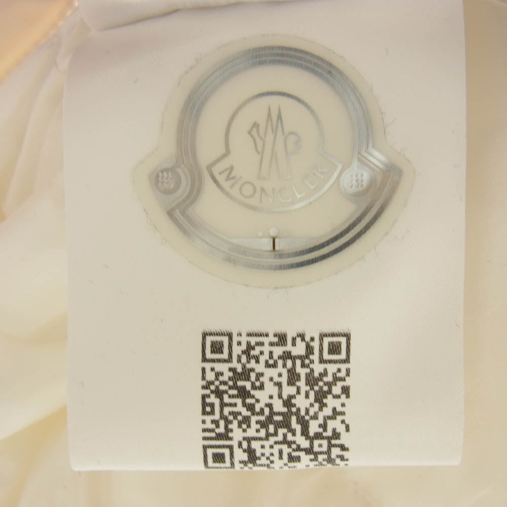 MONCLER モンクレール G10911B50A00 54A91 OLARGUES GIUBBOTTO フロント ロゴ刺? ダウン ジャケット ホワイト系 4【中古】