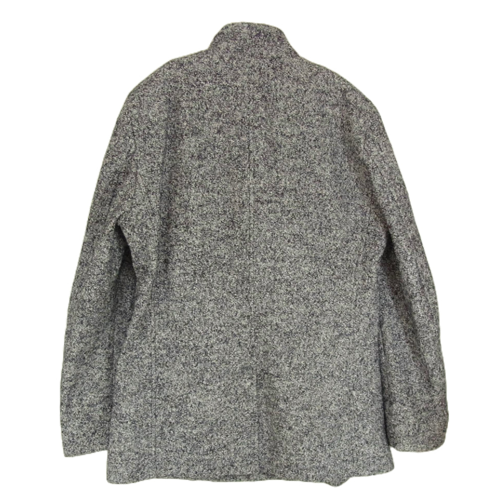 ムッシュ ニコル 0562-4900 スタンド カラー ハーフ コート ブラック系 48【中古】