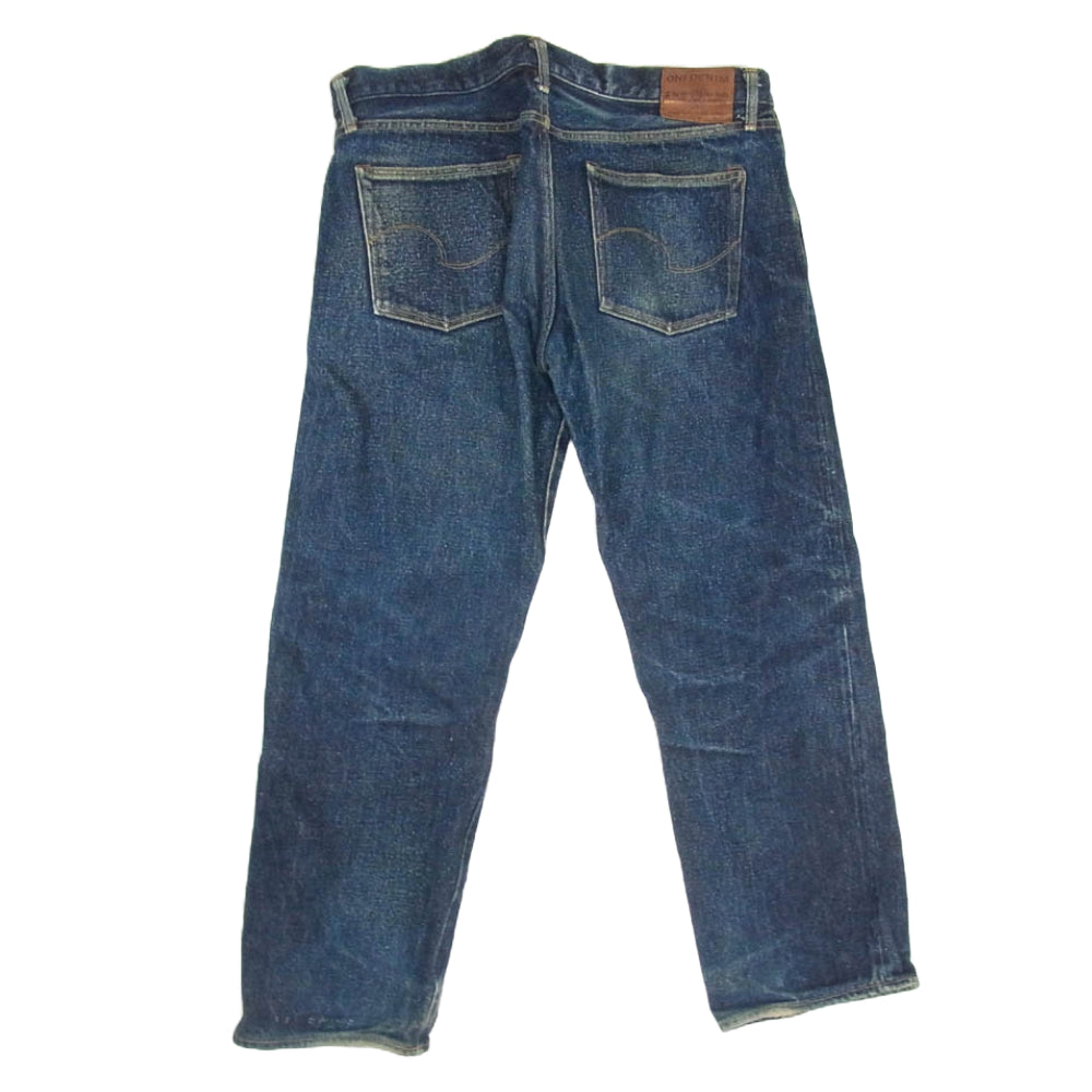 ONI DENIM 鬼デニム ONI－552NIGR 天然藍 祝 cereblation ストレート デニム パンツ インディゴブルー系 38【中古】
