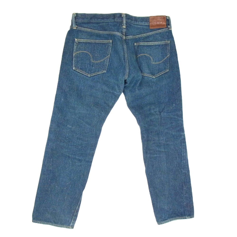 ONI DENIM 鬼デニム ONI－502ZR 20oz 502 リラックス スキニー デニム パンツ インディゴブルー系 34【中古】