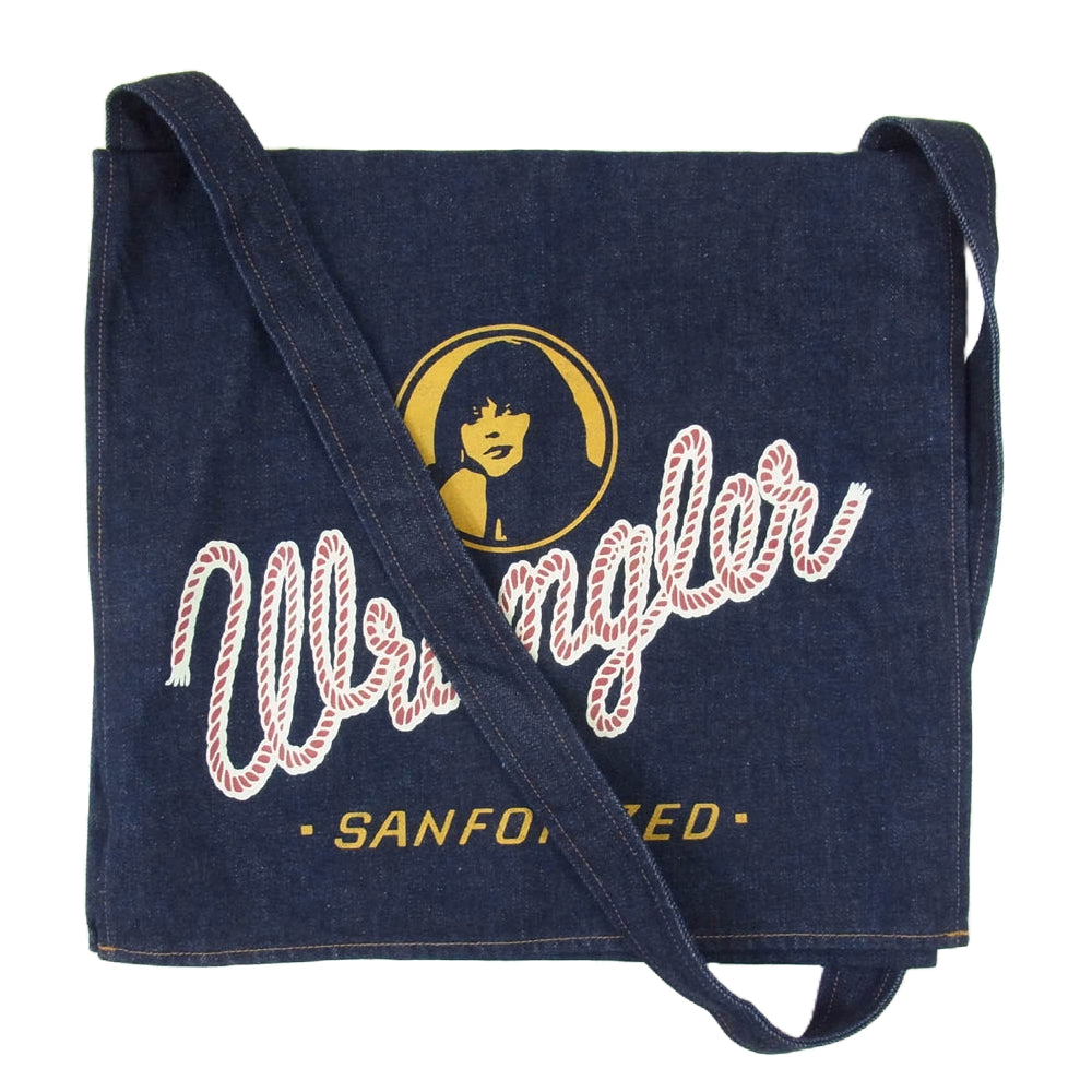 HYSTERIC GLAMOUR ヒステリックグラマー Wrangler ラングラー デニム ショルダー バッグ インディゴブルー系【中古】