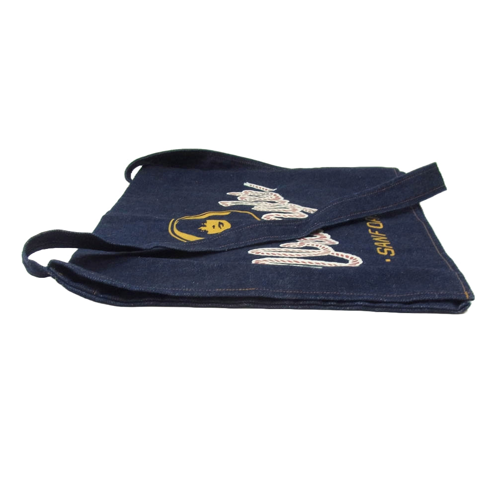 HYSTERIC GLAMOUR ヒステリックグラマー Wrangler ラングラー デニム ショルダー バッグ インディゴブルー系【中古】