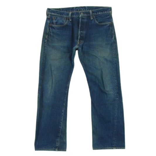 Levi's リーバイス 47501 日本製 501XX 1947年モデル デニム パンツ コットン インディゴブルー系 W38【中古】