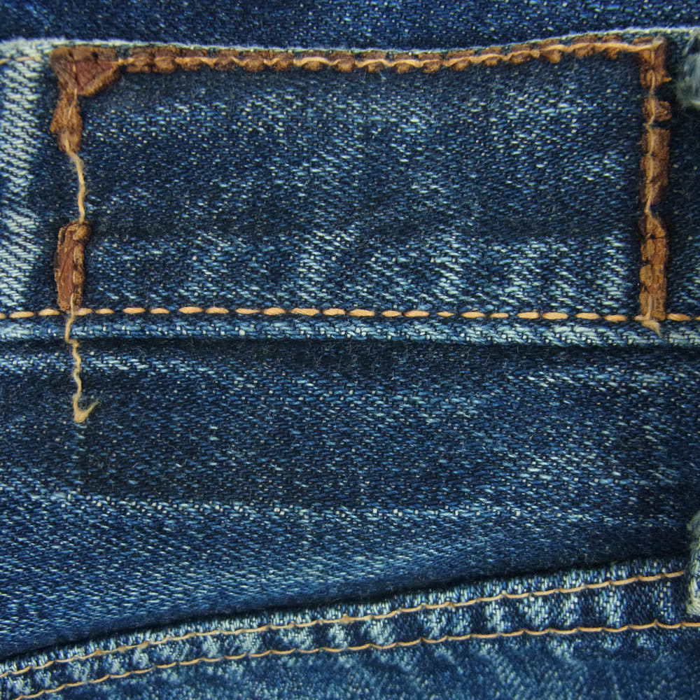 Levi's リーバイス 47501 日本製 501XX 1947年モデル デニム パンツ コットン インディゴブルー系 W38【中古】