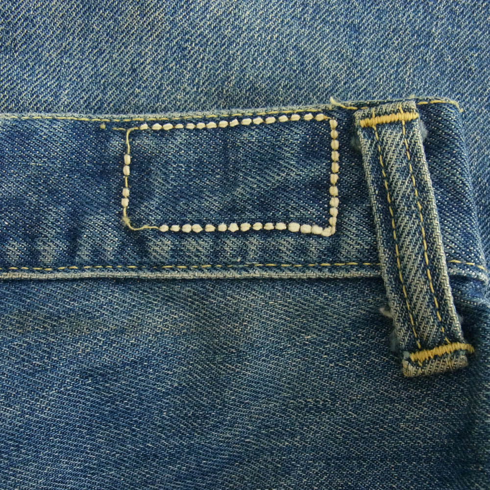 Lee リー 50s 71-W 71W サスペンダーボタン ボタンフライ ペインター パンツ ロガーパンツ インディゴブルー系【中古】