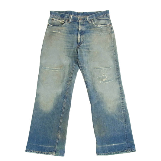 Levi's リーバイス 505 BIG E ボタン裏刻印8 TALON ZIP デニム パンツ インディゴブルー系【中古】