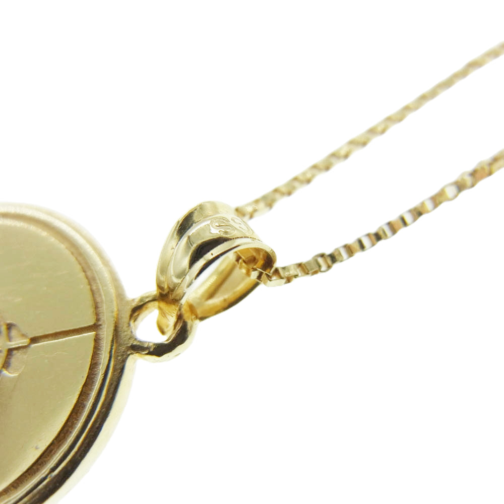 Supreme シュプリーム 18SS × UNDERCOVER Public Enemy 14K Gold Pendant アンダーカバー パブリックエネミー ネックレス ゴールド系【中古】