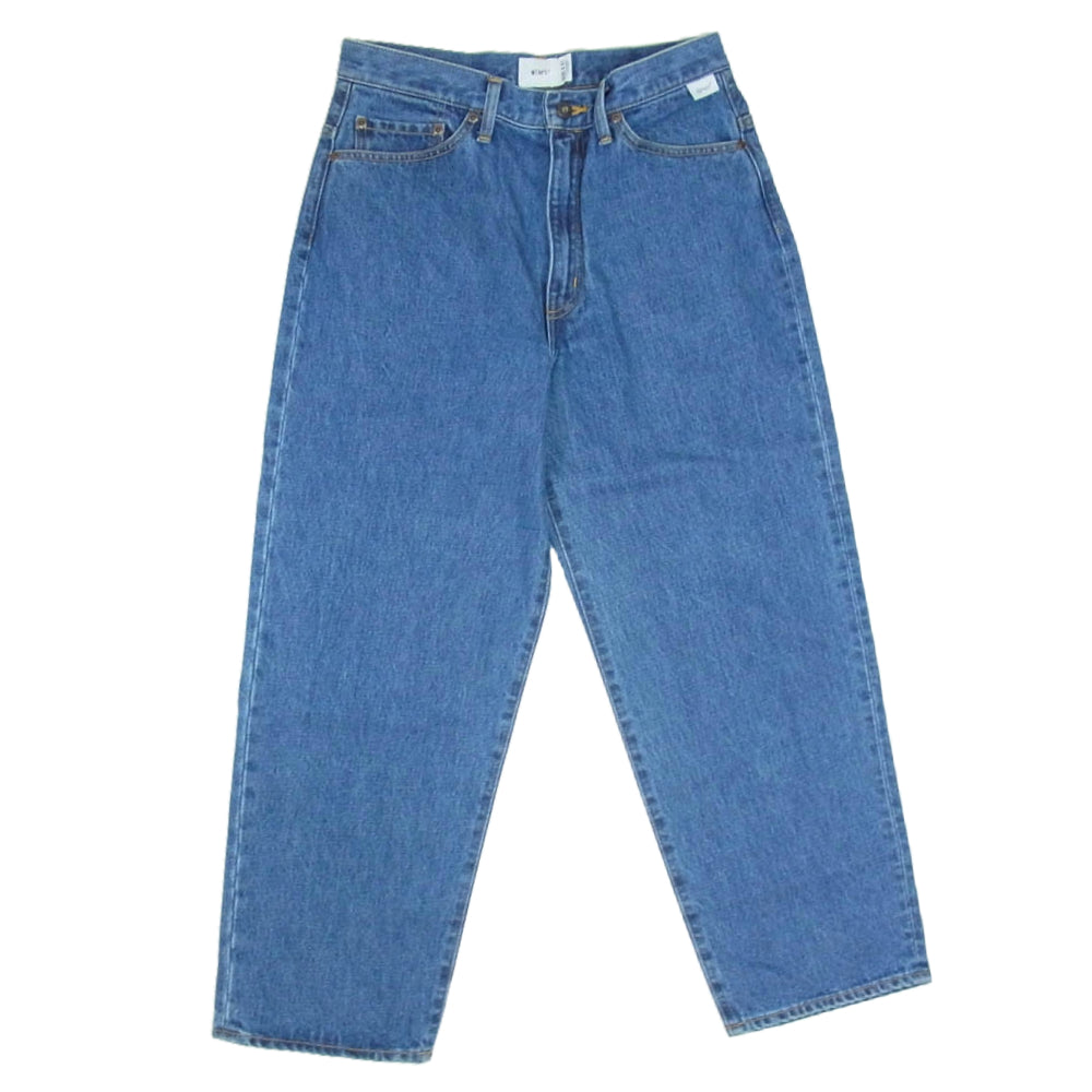 WTAPS ダブルタップス 23AW 232WVDT-PTM04 BLUES STRAIGHT TROUSERS COTTON DENIM ストレート デニム パンツ インディゴブルー系 X01【新古品】【未使用】【中古】