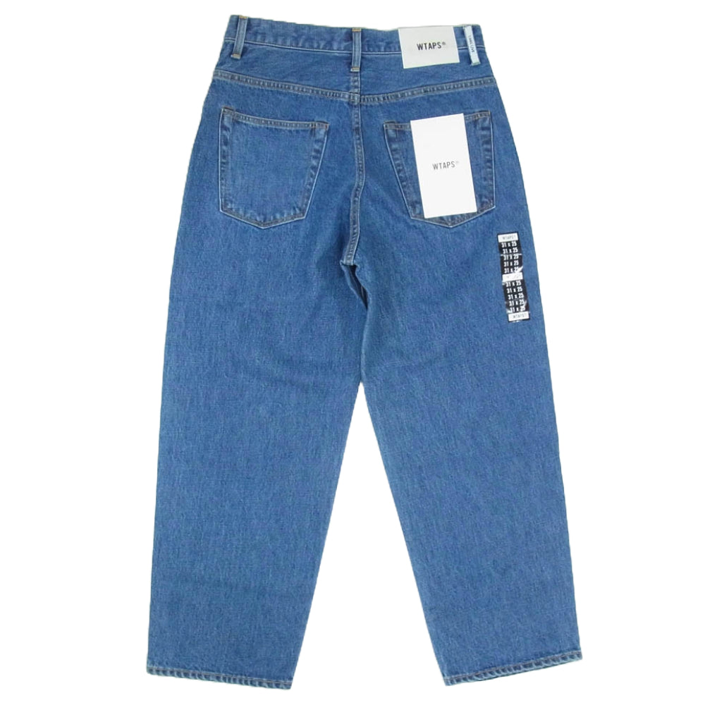 WTAPS ダブルタップス 23AW 232WVDT-PTM04 BLUES STRAIGHT TROUSERS COTTON DENIM ストレート デニム パンツ インディゴブルー系 X01【新古品】【未使用】【中古】