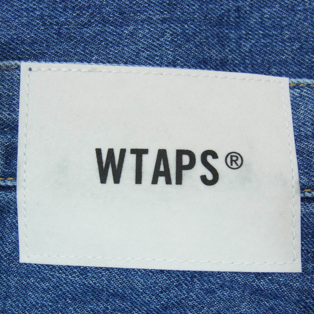 WTAPS ダブルタップス 23AW 232WVDT-PTM04 BLUES STRAIGHT TROUSERS COTTON DENIM ストレート デニム パンツ インディゴブルー系 X01【新古品】【未使用】【中古】
