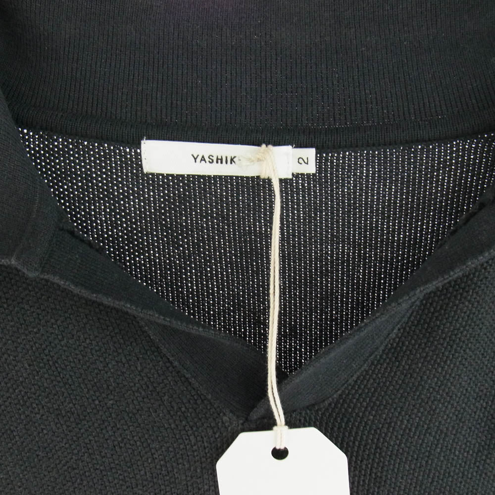 24SS YSK-24SS-KN09 Hidamari Skipper Vest 陽だまり スキッパー ベスト ニット チャコール系 2【新古品】【未使用】【中古】