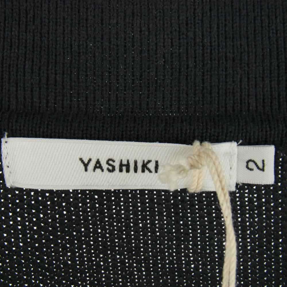 24SS YSK-24SS-KN09 Hidamari Skipper Vest 陽だまり スキッパー ベスト ニット チャコール系 2【新古品】【未使用】【中古】