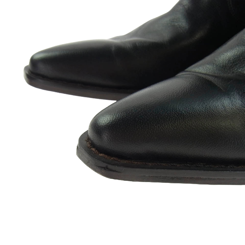 トラッカーズ 2403 T500 ウエスタンブーツカンパニー別注 インサイドジップ ウエスタンブーツ ブラック系 8【中古】