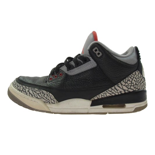 NIKE ナイキ 854262-001 Air Jordan 3 Retro OG エアジョーダン3 レトロ OG スニーカー ブラック系 28.5cm【中古】