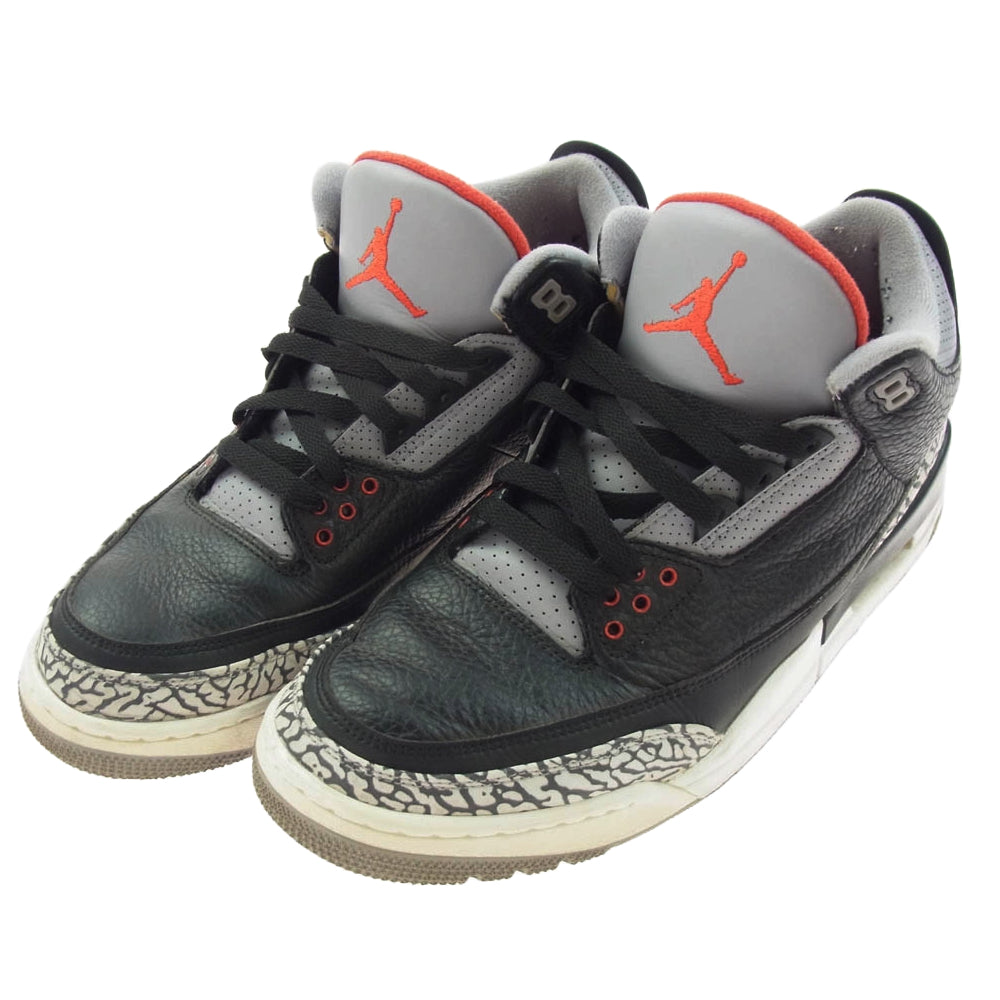 NIKE ナイキ 854262-001 Air Jordan 3 Retro OG エアジョーダン3 レトロ OG スニーカー ブラック系 28.5cm【中古】