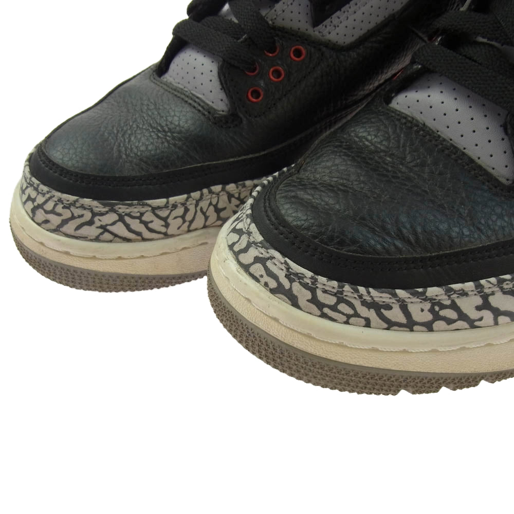 NIKE ナイキ 854262-001 Air Jordan 3 Retro OG エアジョーダン3 レトロ OG スニーカー ブラック系 28.5cm【中古】