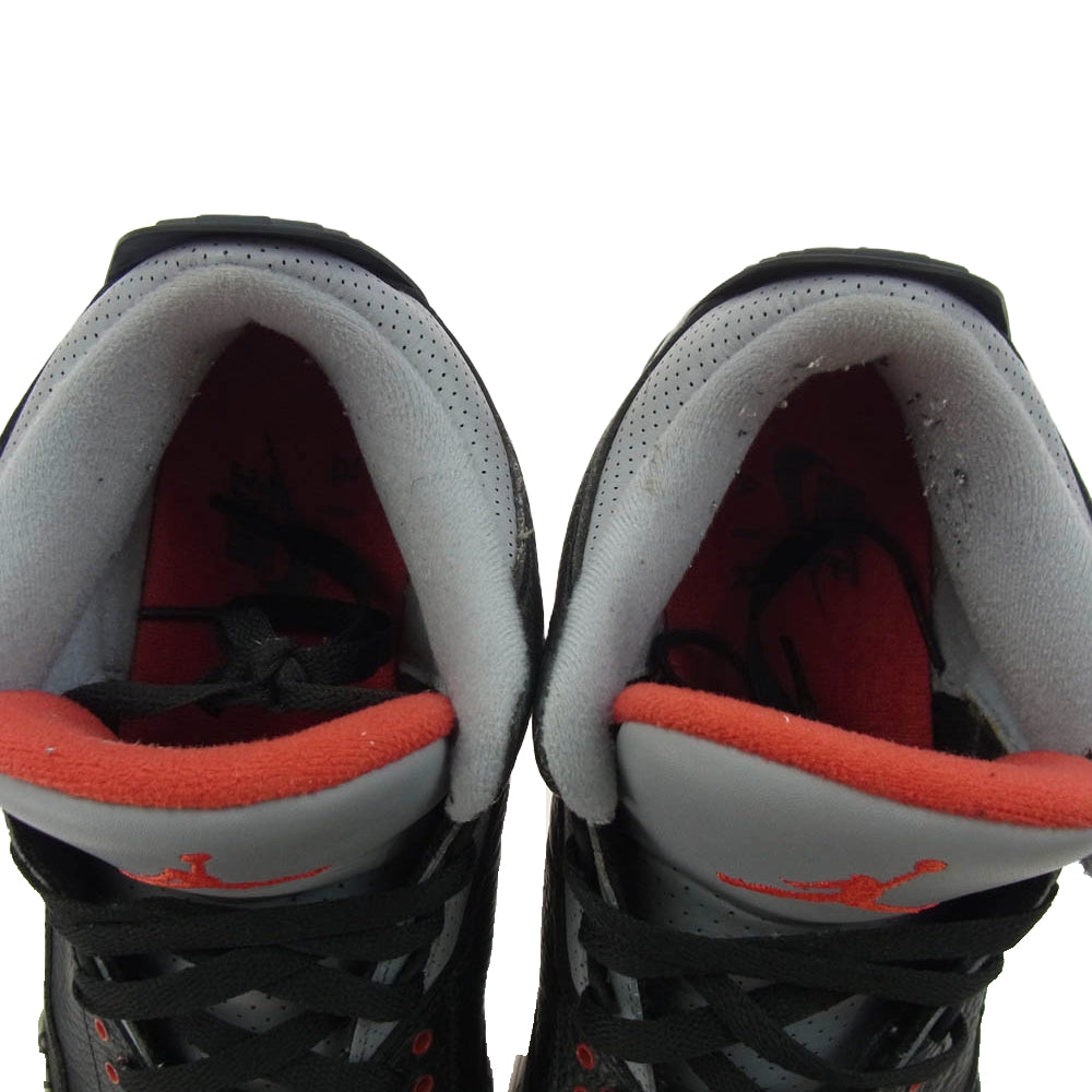 NIKE ナイキ 854262-001 Air Jordan 3 Retro OG エアジョーダン3 レトロ OG スニーカー ブラック系 28.5cm【中古】