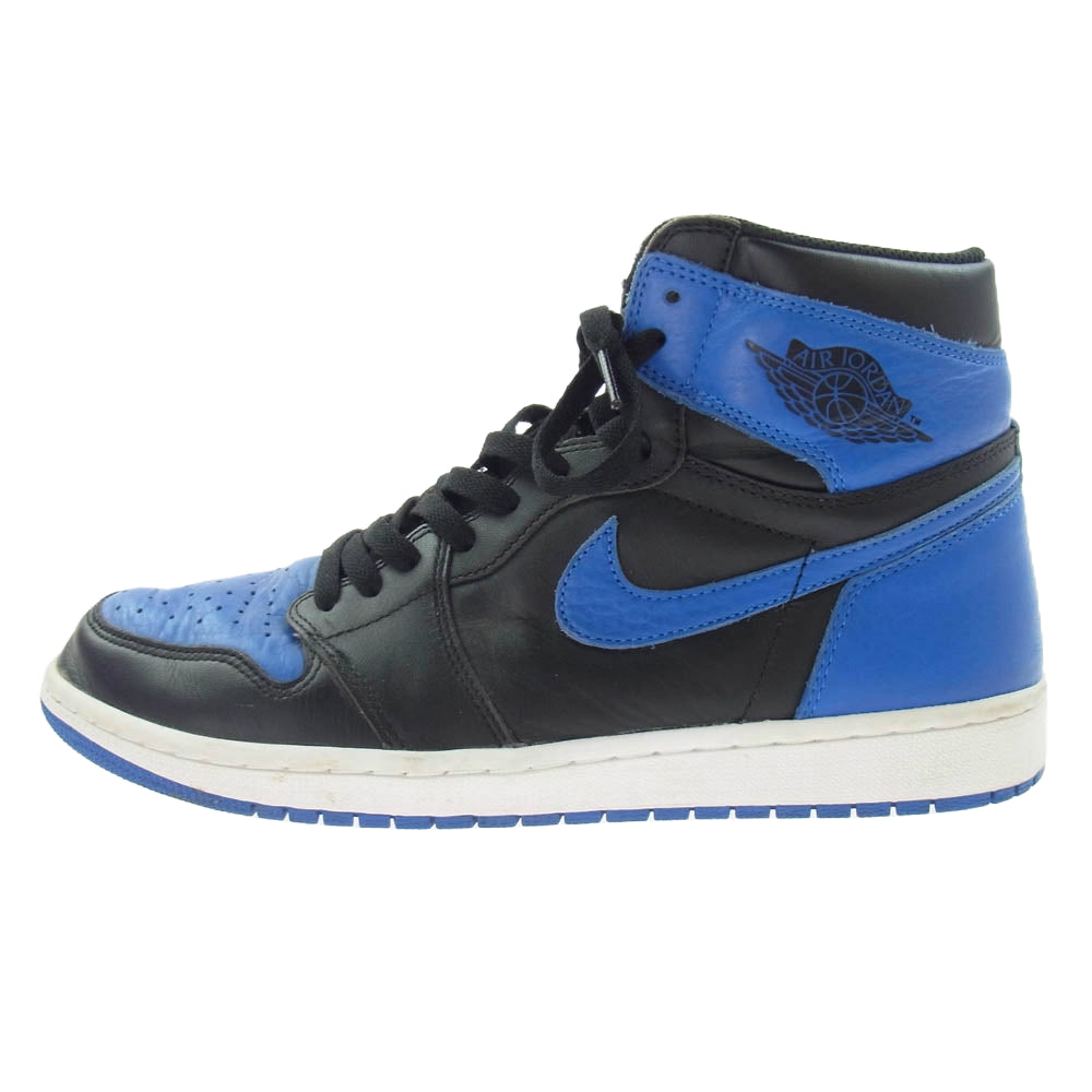 NIKE ナイキ 555088-007 Air Jordan 1 Retro High OG エアジョーダン 1 レトロ ハイ OG ハイカット スニーカー ブラック系 ブルー系 29cm【中古】