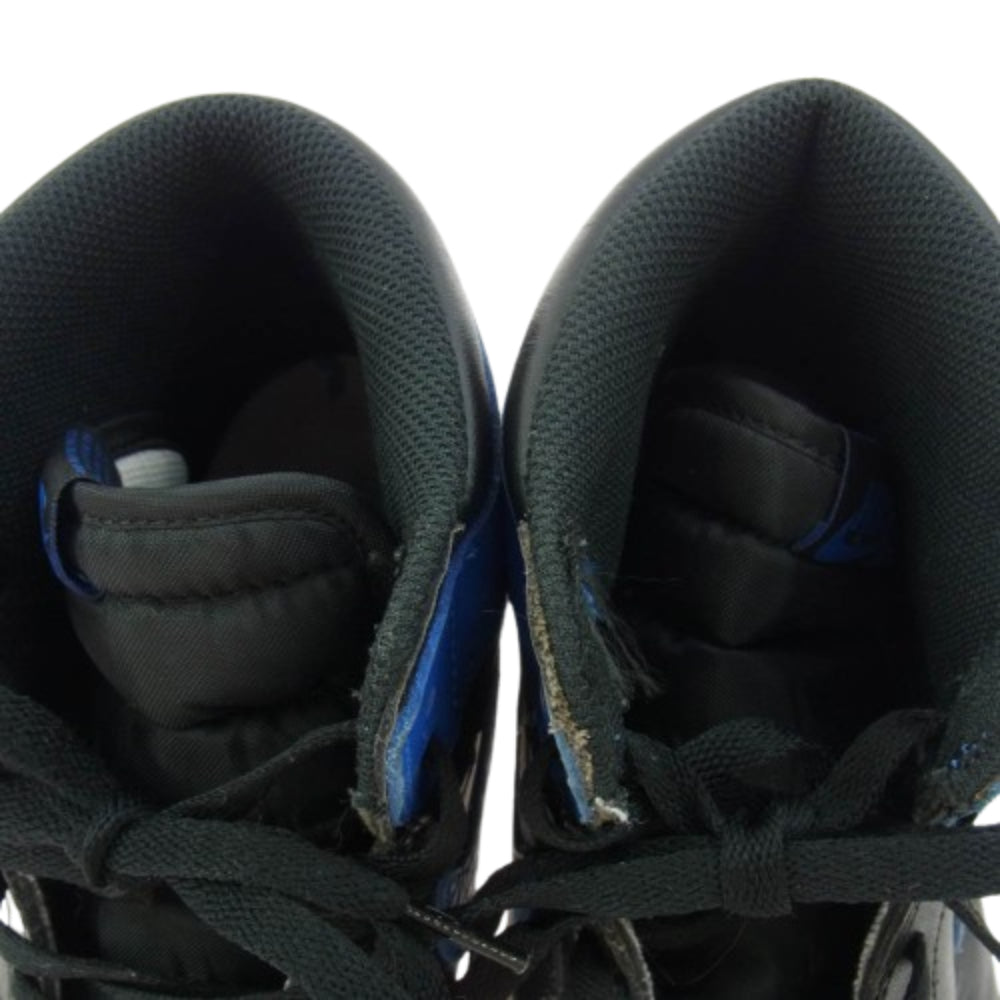 NIKE ナイキ 555088-007 Air Jordan 1 Retro High OG エアジョーダン 1 レトロ ハイ OG ハイカット スニーカー ブラック系 ブルー系 29cm【中古】
