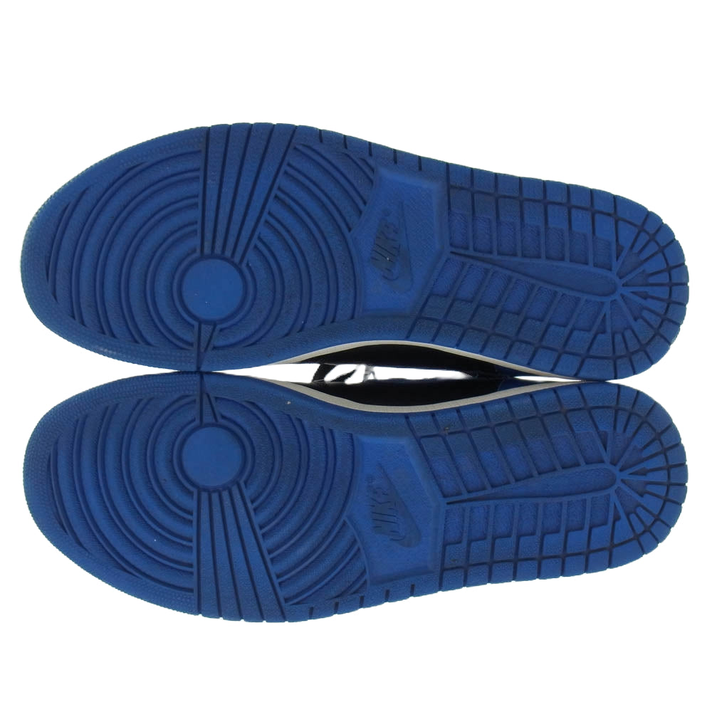 NIKE ナイキ 555088-007 Air Jordan 1 Retro High OG エアジョーダン 1 レトロ ハイ OG ハイカット スニーカー ブラック系 ブルー系 29cm【中古】