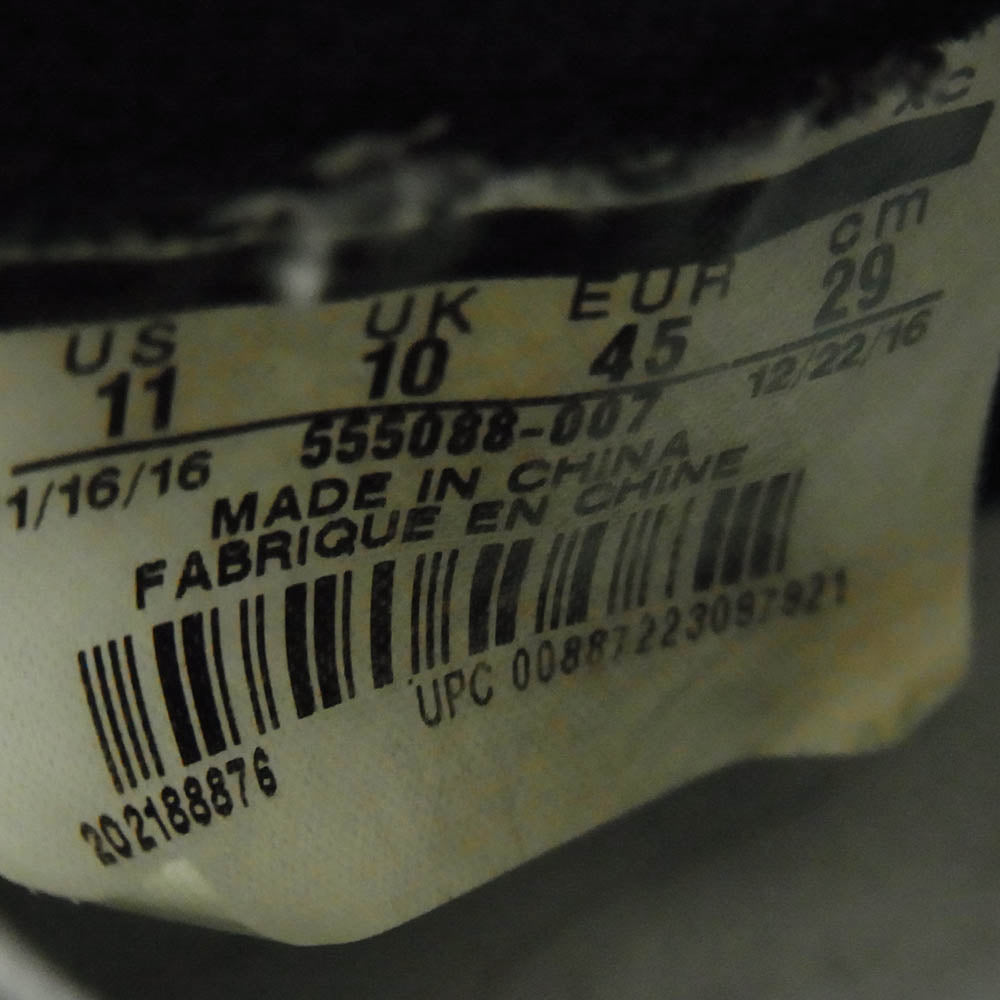 NIKE ナイキ 555088-007 Air Jordan 1 Retro High OG エアジョーダン 1 レトロ ハイ OG ハイカット スニーカー ブラック系 ブルー系 29cm【中古】