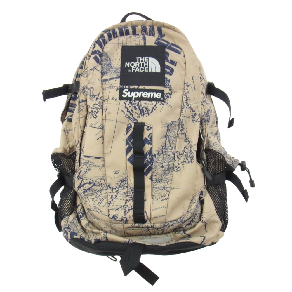 Supreme シュプリーム 12SS × THE NORTH FACE ノースフェイス Hot Shot Backpack ホット ショット バックパック リュック ベージュ系【中古】